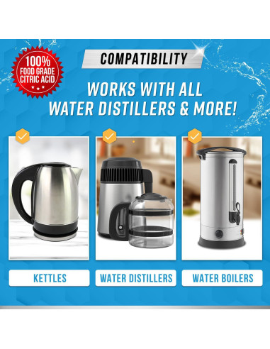 Limpiador Desincrustante de Ácido Cítrico ACTIVE - 0.91 kg