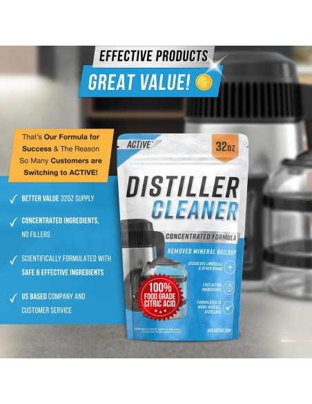 Limpiador Desincrustante de Ácido Cítrico ACTIVE - 0.91 kg