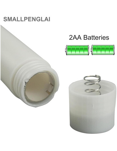 Velas LED de Candelabro Sin Llama Jingtech 18 cm con Control Remoto