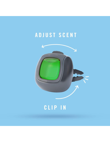 Ambientador de Auto Febreze Clip Hielo Platino 3 Piezas 91g