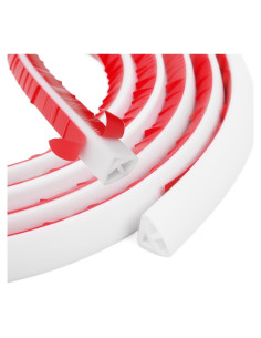 Moldura Cuarterona Flexible DADERXY 3m para Piso Blanco