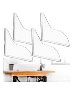 Paquete de 4 Protectores de Salpicaduras Eorbow para Bañera