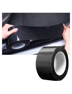 Protector de Bordes de Puertas Leasinder Vinilo 10.06m Negro