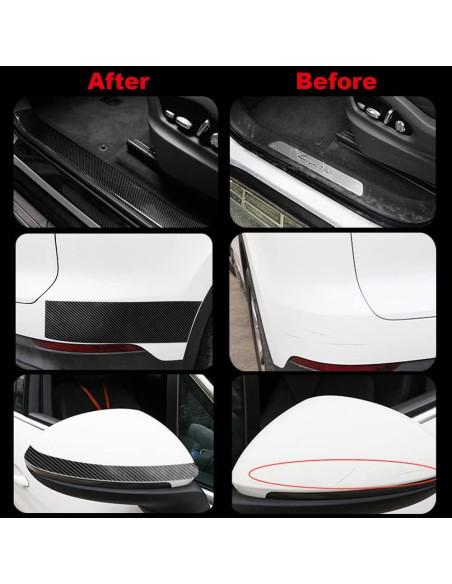 Protector de Bordes de Puertas Leasinder Vinilo 10.06m Negro