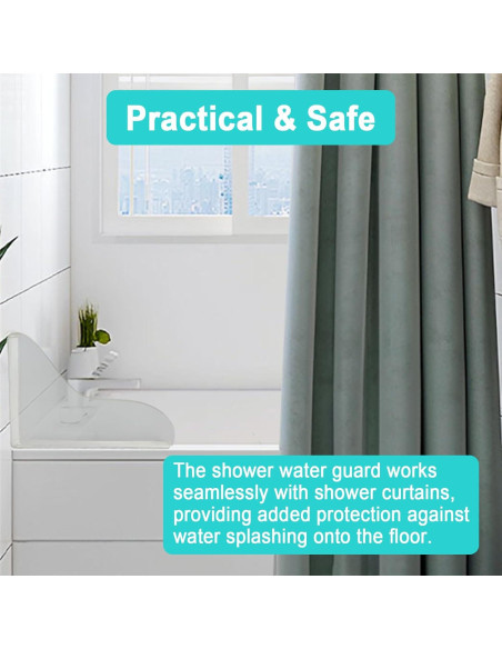 4 Protectores de Salpicaduras Acrílico SPNKMJUJ 19.81x18.29cm