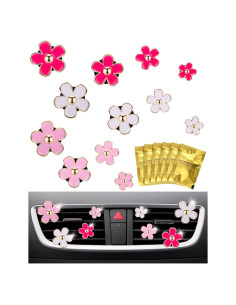 12 Clips de Ventilación PGRODE con Almohadillas Aromáticas - Margarita