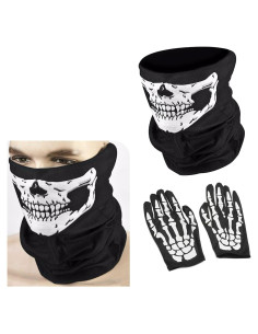 Tubo de Cuello DYEKNEE 3 PCS Calavera Negro Transpirable