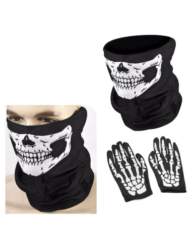 Tubo de Cuello DYEKNEE 3 PCS Calavera Negro Transpirable