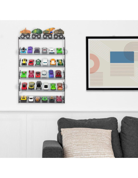 Estuche de Exhibición Acrílico KISLANE para 48 Autos de Juguete