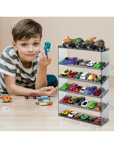 Estuche de Exhibición Acrílico KISLANE para 48 Autos de Juguete