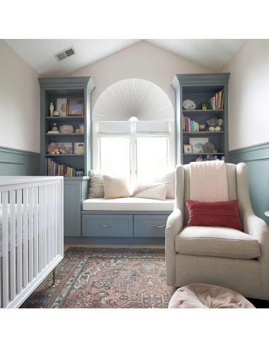 Persiana Arco Blackout Celular JDALL 61x122 cm Blanca