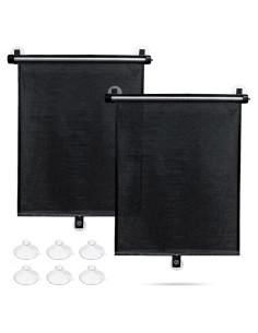 Cortinas de Ventana para Automóvil Sfee - Paquete de 2, UV y Calor