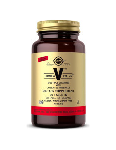Multivitamina Solgar VM-75 90 Tabletas Veganas Sin Gluten