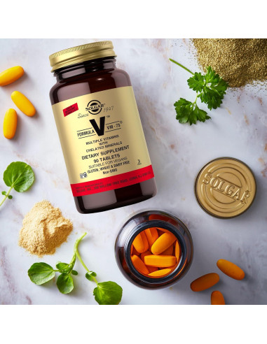Multivitamina Solgar VM-75 90 Tabletas Veganas Sin Gluten