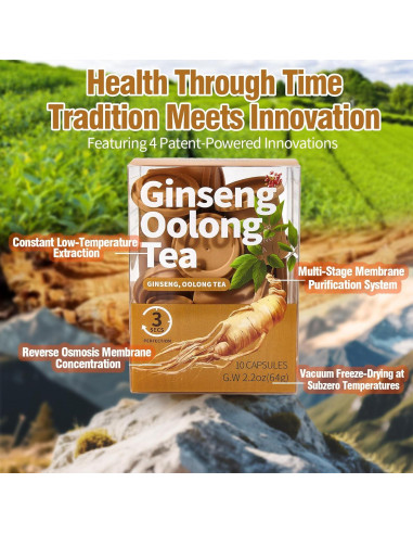 Té de Ginseng Orgánico SAIPIN - 10 Sobres Instantáneos 100% Puro