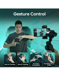 Estabilizador ZHIYUN Smooth 5S AI Combo 3 Ejes con Luz y Trípode 2