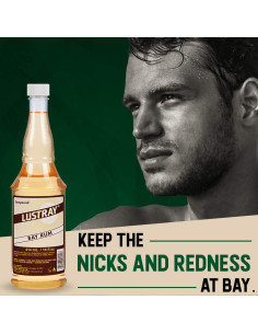Loción para Después de Afeitar Clubman Lustray Bay Rum 414 ml 2
