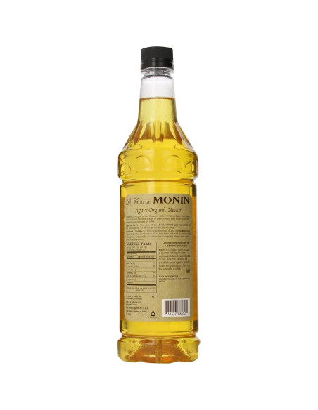 Jarabe de Agave Orgánico Monin 1 Litro - Endulzante Natural