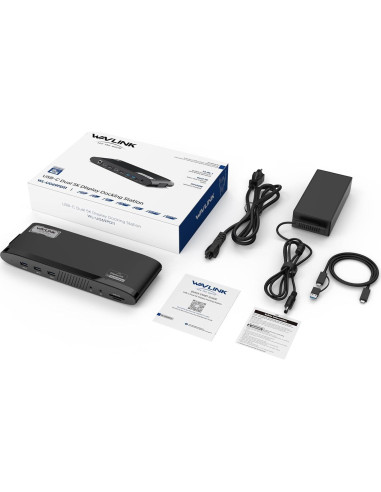 Estación de Acoplamiento WAVLINK 14-en-1 USB-C 5K para Mac y Windows