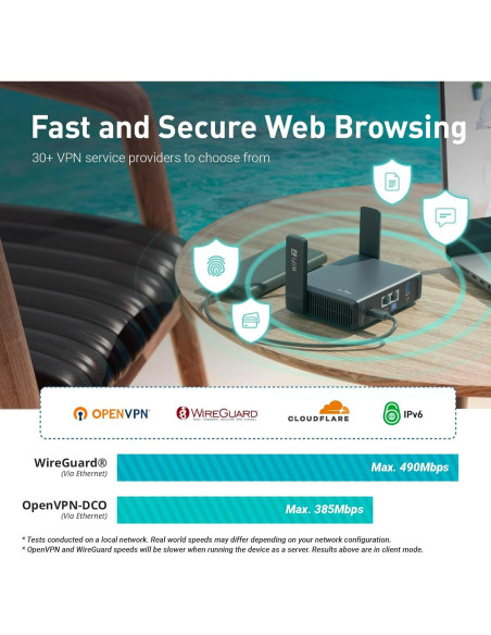 Enrutador Portátil Wi-Fi 7 GL.iNet GL-BE3600 Doble Banda