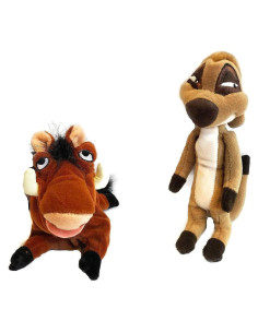 Conjunto de Peluches Timón y Pumbaa El Rey León Disney