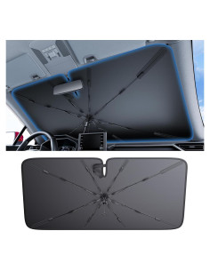 Protector Solar Parabrisas Wigoo US-W-C-AS03 155x86cm Ajuste Universal