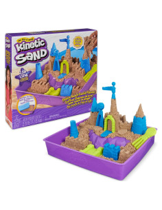 Kinetic Sand Castillo Playa Deluxe 1.13kg con Moldes y Herramientas