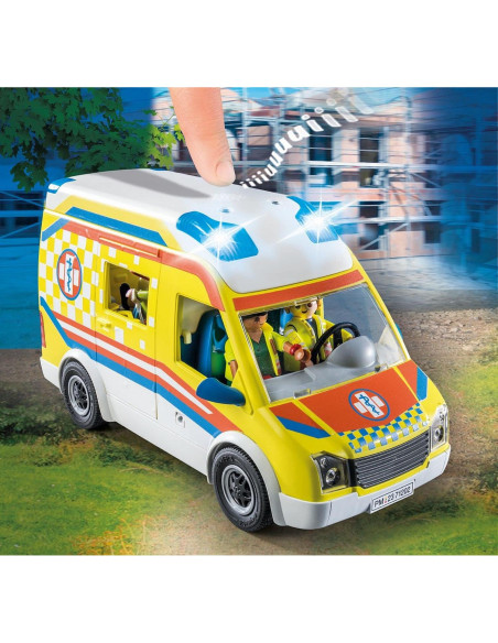 Ambulancia Playmobil con Luz y Sonido 71202