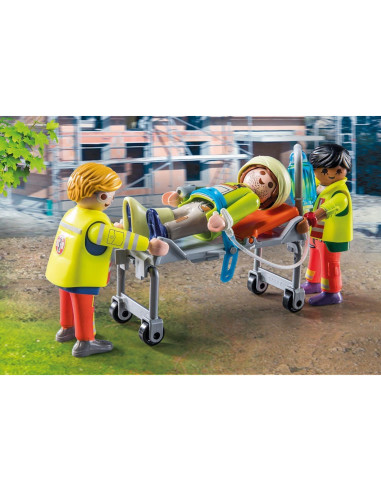 Ambulancia Playmobil con Luz y Sonido 71202