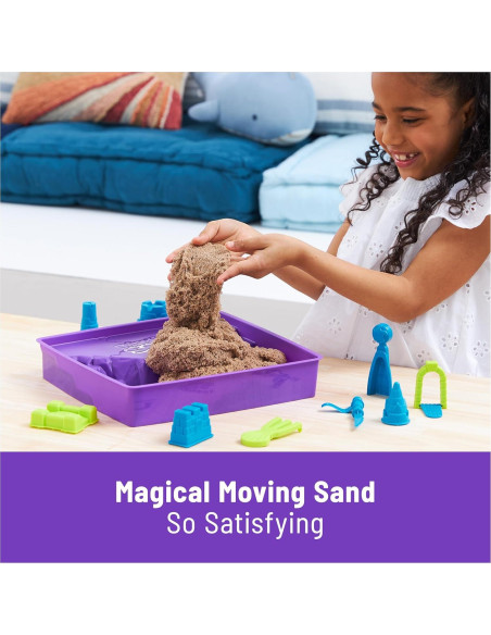 Kinetic Sand Castillo Playa Deluxe 1.13kg con Moldes y Herramientas