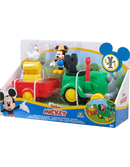 Tractor de Diversión Mickey Mouse JPL38734 con Figura 7.6cm Tractor de Diversión Mickey Mouse JPL38734 con Figura 7.6cm