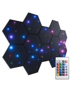 Paneles Acústicos Aislantes ZenSonic 12 Piezas 30.48x25.4cm Negro