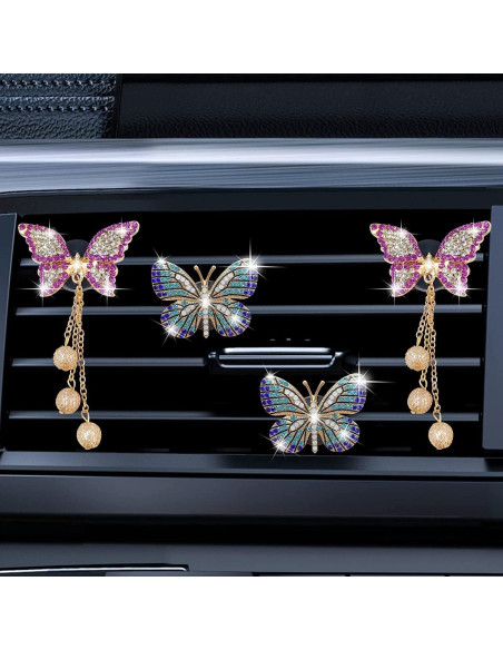 Clip de Ventilación para Coche Galyacht Mariposa Brillante