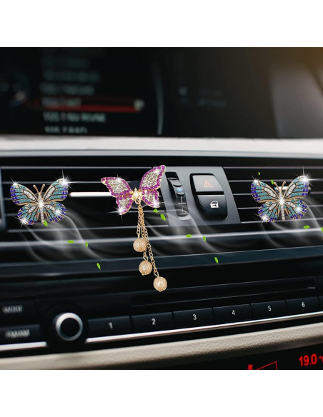 Clip de Ventilación para Coche Galyacht Mariposa Brillante
