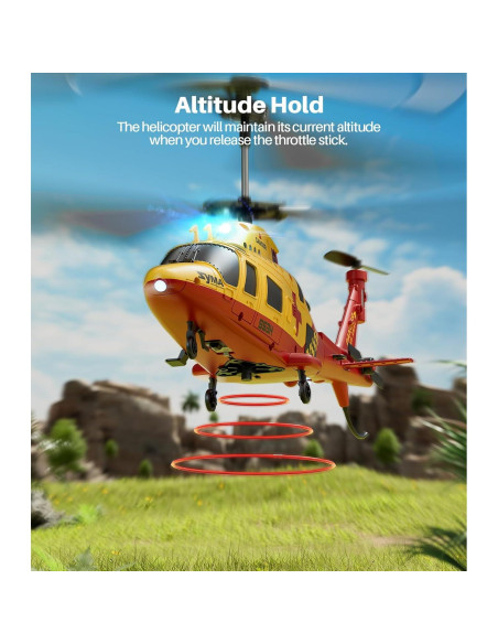 Helicóptero RC SYMA S53H Rescate Simulado 21.96x7.01cm