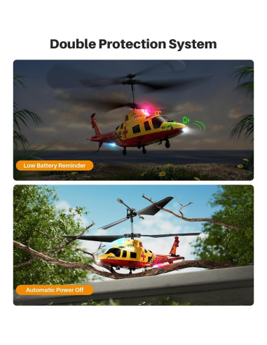 Helicóptero RC SYMA S53H Rescate Simulado 21.96x7.01cm