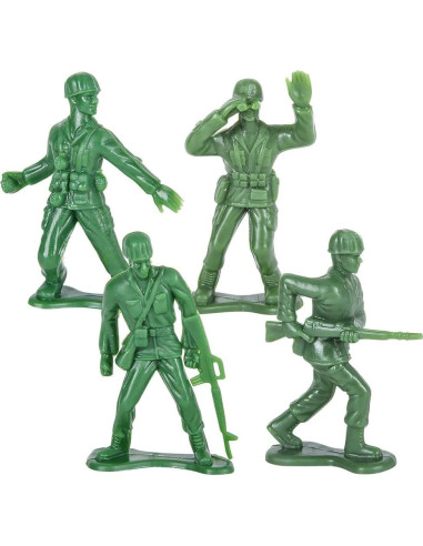 Conjunto de Figuras de Acción Ejército Verde Rhode Island 10 cm