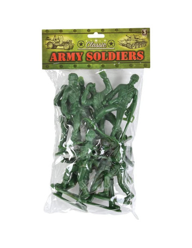 Conjunto de Figuras de Acción Ejército Verde Rhode Island 10 cm