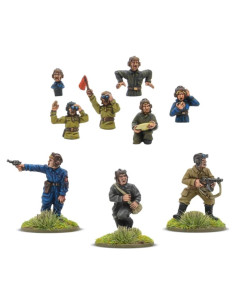 Warlord Games Mortero Medio Fallschirmjager 28 mm Figuras
