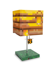 Lámpara de Mesa Minecraft Nido de Abeja LED 35.56 cm