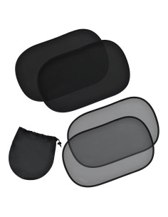 Sombrillas para Ventanas de Auto EcoNour 4 Pzas UV 98%