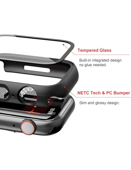 Funda y Protector de Pantalla para Apple Watch 40mm JZK