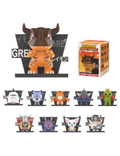 Figuras de Imanes de Nevera Digimon Adventure POP MART - Caja Individual