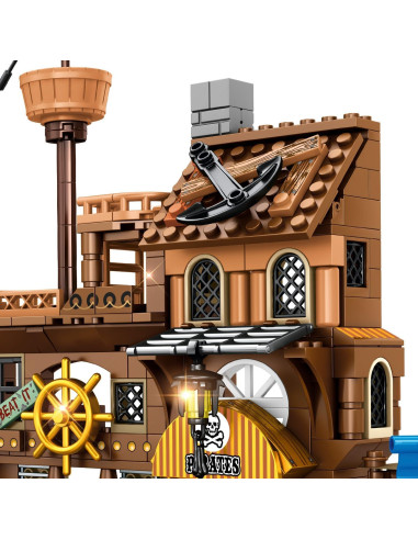 Set Barco Pirata RiceBlock 573 Piezas para Niños 8+