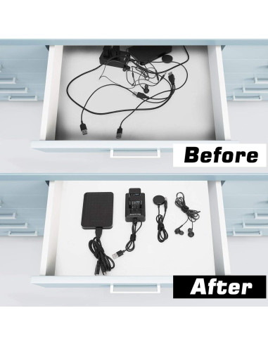 150 Bridas Reutilizables HAVE ME TD 4-10 pulgadas Negro