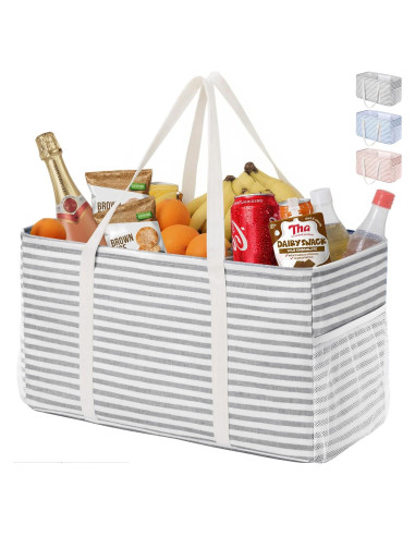 Bolsa Tote Extra Grande Lifewit Gris 46L Plegable Impermeable