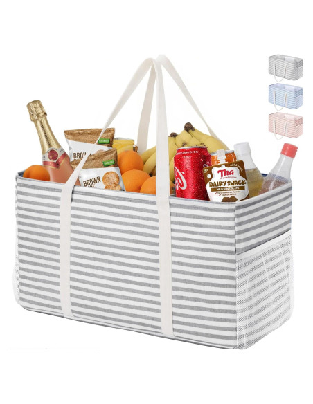 Bolsa Tote Extra Grande Lifewit Gris 46L Plegable Impermeable