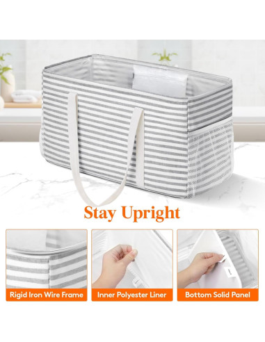 Bolsa Tote Extra Grande Lifewit Gris 46L Plegable Impermeable