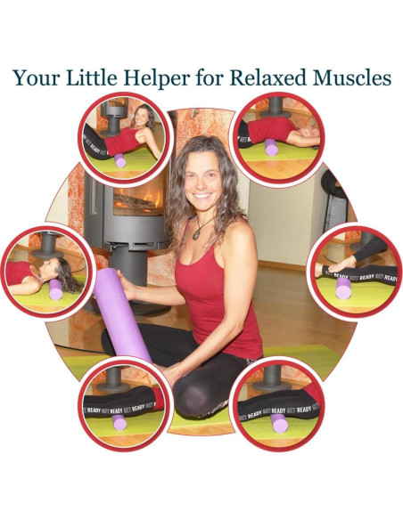 Rodillo de Espuma Body Enjoy 9.53 cm x 45.72 cm para Masaje