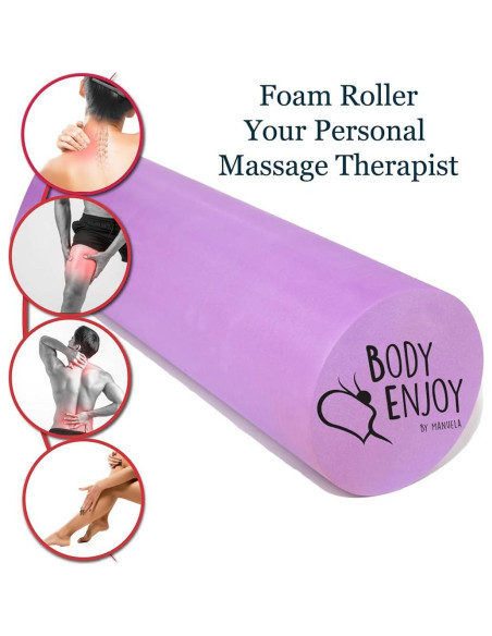 Rodillo de Espuma Body Enjoy 9.53 cm x 45.72 cm para Masaje
